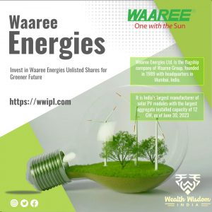 Waaree Energies Unlisted Share Price- WWIPL